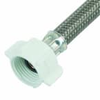 3/8 in. Compression x 7/8 in. Ballcock Nut x 12 in. Braided Polymer Toilet Connector