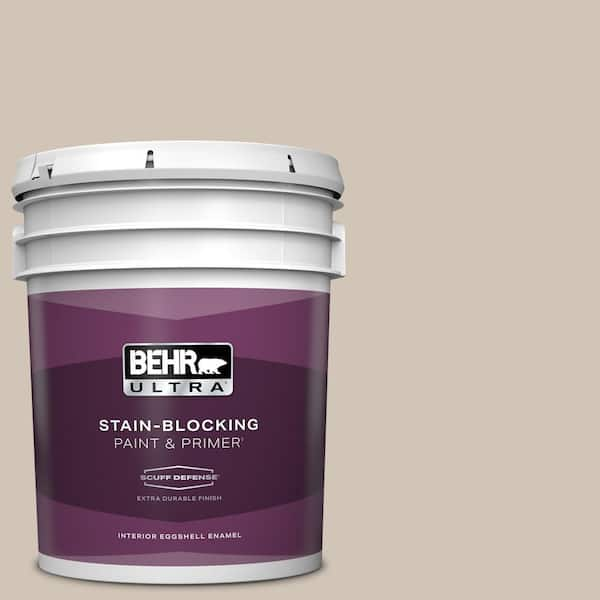 BEHR ULTRA 5 gal. #PWN-70 Indulgent Mocha Extra Durable Eggshell Enamel Interior Paint & Primer