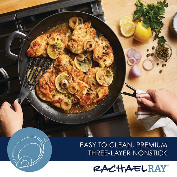 Rachael Ray Professional Collection 14-Inch Hard Anodized Nonstick Frying  Pan