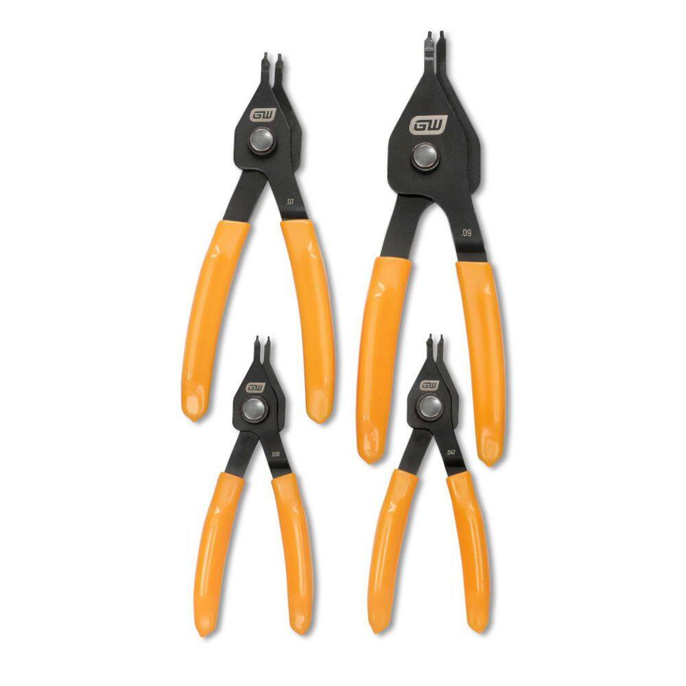 Convertible Push Button Snap Ring Pliers Set with Storage Case (4-Piece) price history on PriceWatchPro