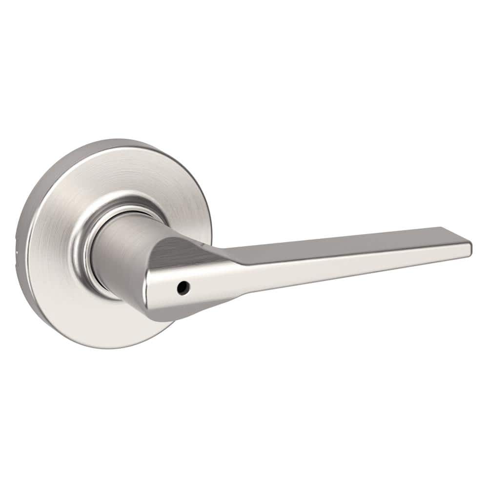 Brushed Stainless Steel Round Door Knobs Set Handle Entrance Lock & Key  Bathroom