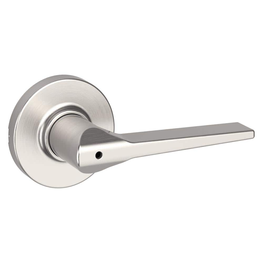 Kwikset Series Delta Satin Chrome Universal Interior Bed/Bath Privacy Door  Handle