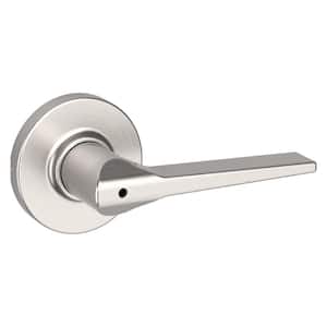 Schlage F40 Acc 608 Accent Lever Bed and Bath Lock in Satin Brass, 2.7 x  5.2 x 2.8