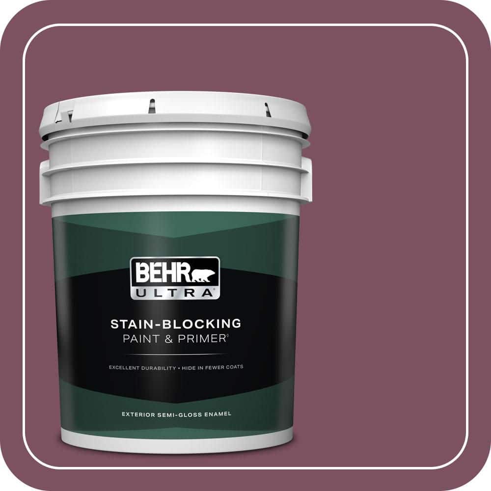 5 gal. #PPU1-19 Classic Berry Semi-Gloss Enamel Exterior Paint & Primer price history on PriceWatchPro