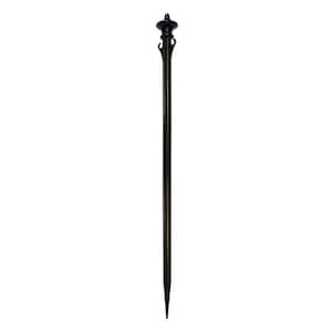 Colonial Black Ground Pole (24-Pack)