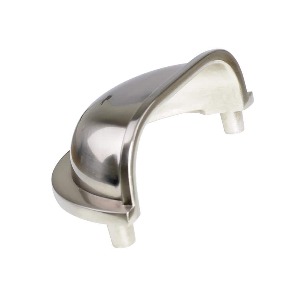 Satin Nickel Modern Traditional Cup Drawer Pulls 10-Pack