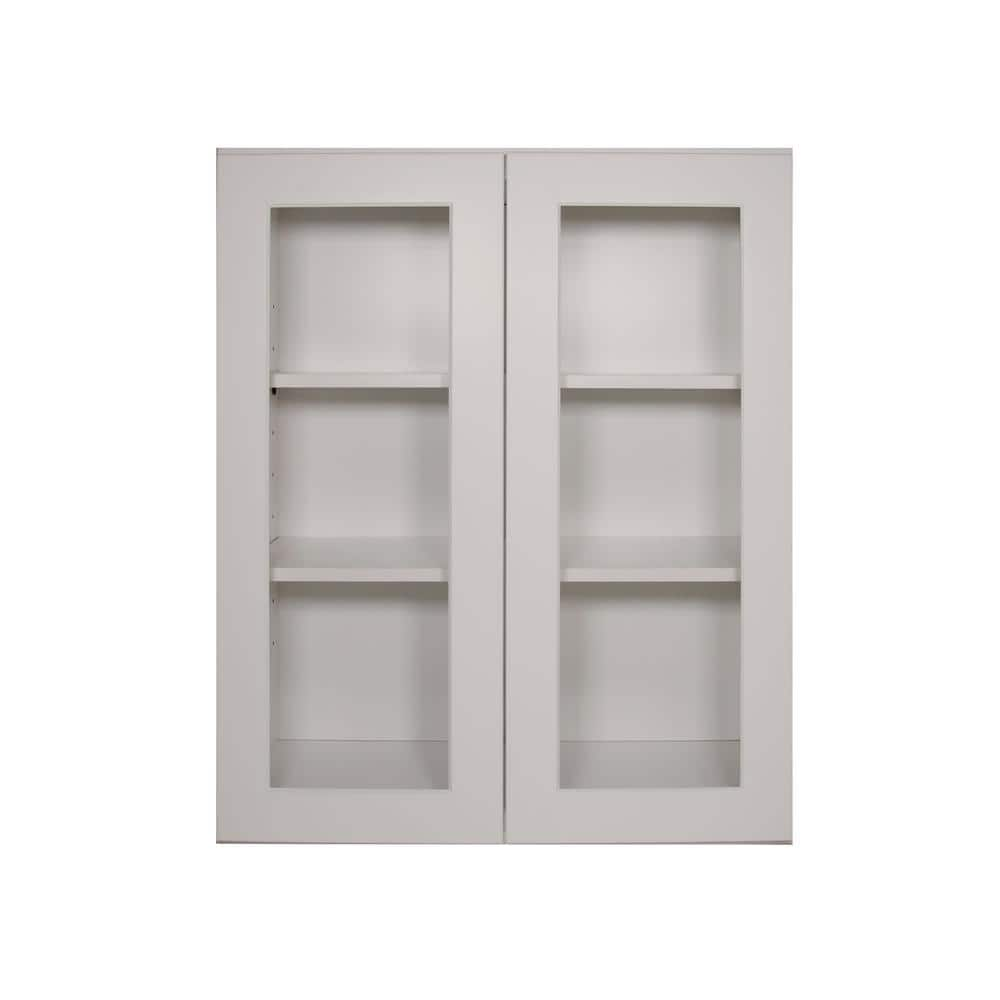 HOMLUX 30 in. W x 12 in. D x 36 in. H in Shaker Dove Ready to Assemble ...