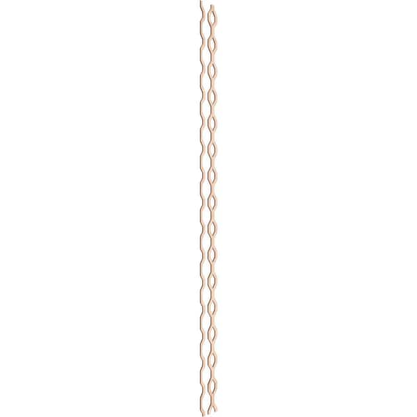 Ekena Millwork Wabash 94 in. H x 0.25 in. W Slatwall Panels in Red Oak 24-Pack