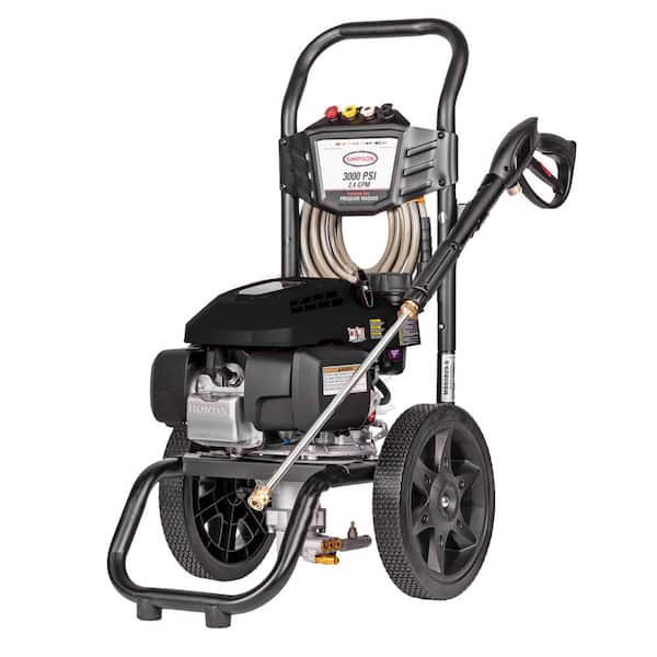 SIMPSON MS60809 MegaShot 3000 PSI 2.4 GPM Gas Cold Water Pressure Washer with HONDA GCV170 Engine - 1