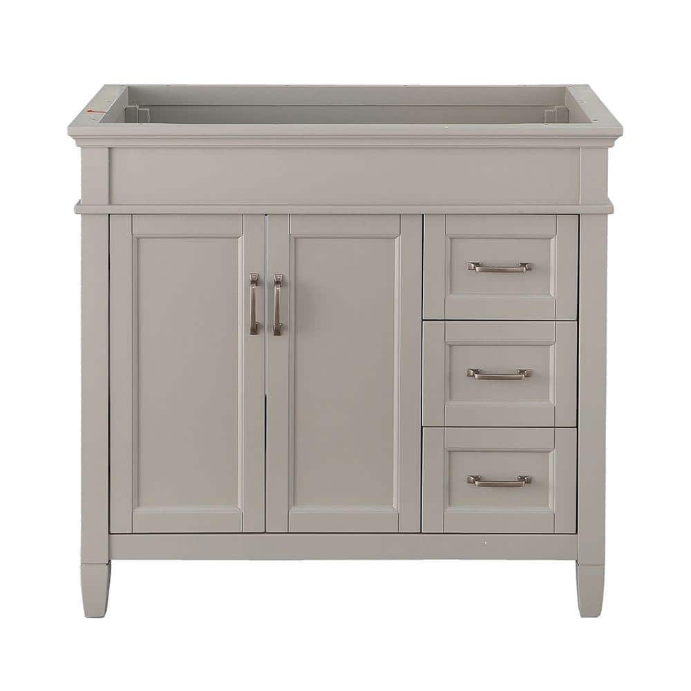 Home Decorators Collection Ashburn 36 In W X 2175 In D Vanity Cabinet In Grey Asgra3621dr The Home Depot