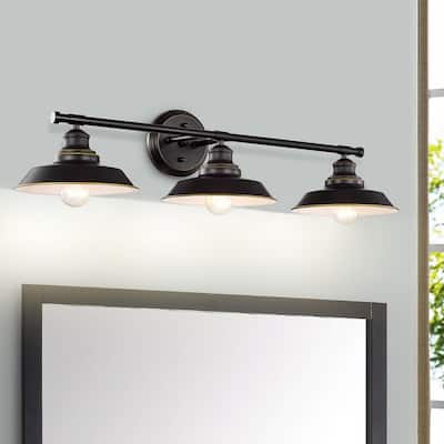 Oowolf Led Vanity Light 17 7 Inch 11w 5000k Indoor Wall Light Fixtures Chrome Plating 3 Light Bathroom Lighting Fixtures Make Up Mirror Front Light Amazon Com