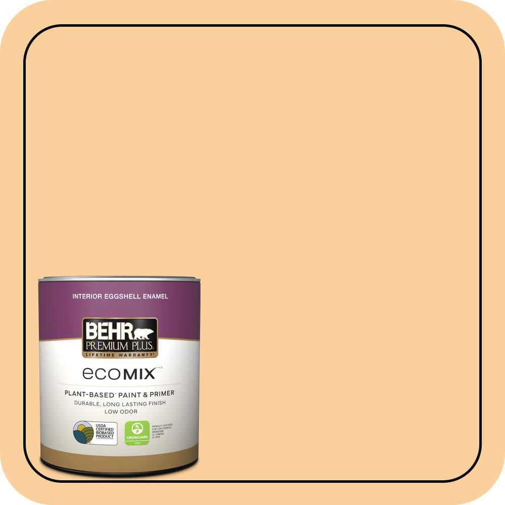1 qt. #310C-3 Warm Cocoon Eggshell Enamel EcoMix Plant-Based Interior Paint & Primer price history on PriceWatchPro