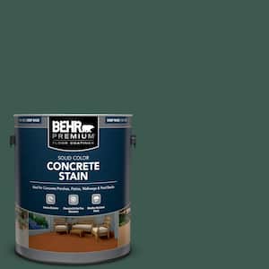 1 gal. #PFC-45 Patio Green Solid Color Flat Interior/Exterior Concrete Stain