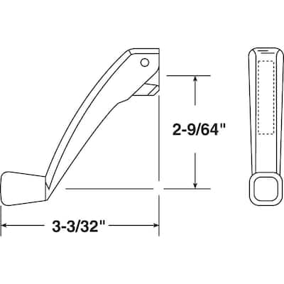 Window Handles - Window Hardware - The Home Depot