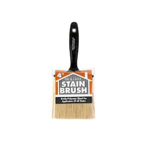 4 in. Oil and Stain Polyester Bristle Brush