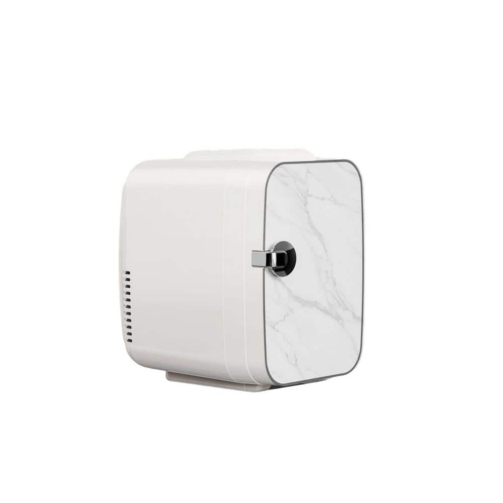 Aoibox 10.4 in. 0.14 cu. ft. Portable Mini Refrigerator with 4L/6 Can