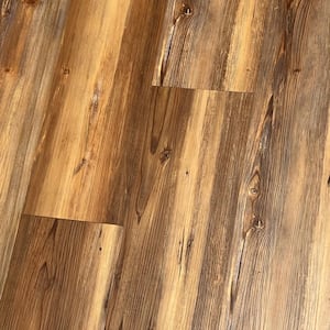 Take Home Sample - Golden Moab Pine 20 MIL x 7.1 in. W x 9 in. L Waterproof Click Lock Luxury Vinyl Plank Flooring