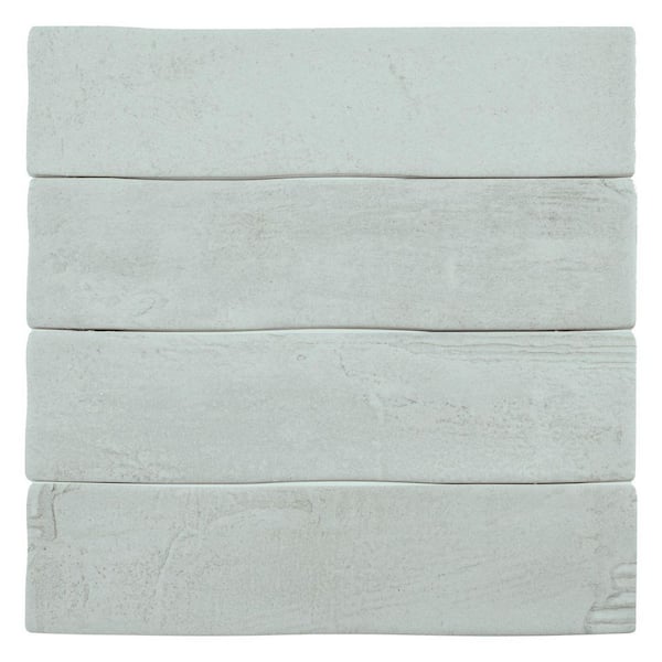 Jordal Kea Green 3 in. x 12 in. Subway Textured Matte Ceramic Wall Tile (6.03 sq. ft./Case)