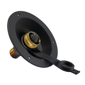 City Water Dish with Brass Cv