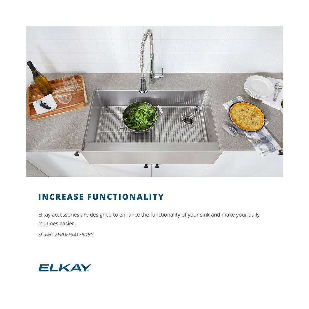 Elkay Stainless Steel Sink Bottom Grid with Convenient Drain Opening
