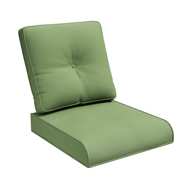 JOYSIDE 22 in. x 24 in. Outdoor Patio Replacement Cushion Outdoor Lounge Chair Cushion in Green