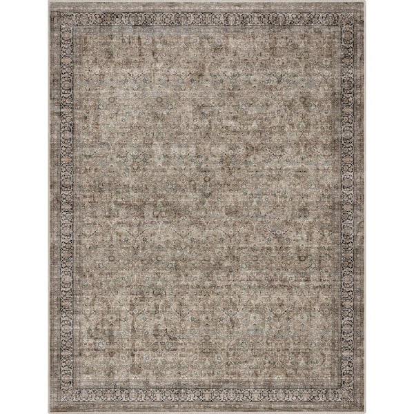 Beige 3 ft. 11 in. x 5 ft. 3 in. Flat-Weave Asha Delphine Vintage Persian Oriental Area Rug
