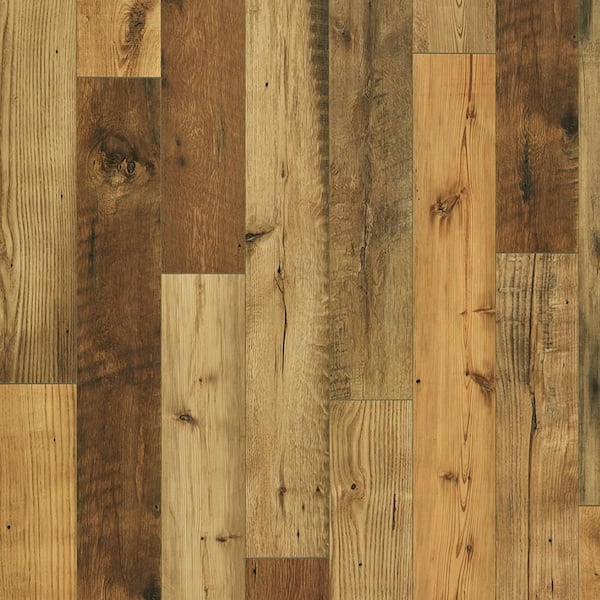 Take Home Sample-Smoked Umber Brown Oak Waterproof Laminate Wood Flooring