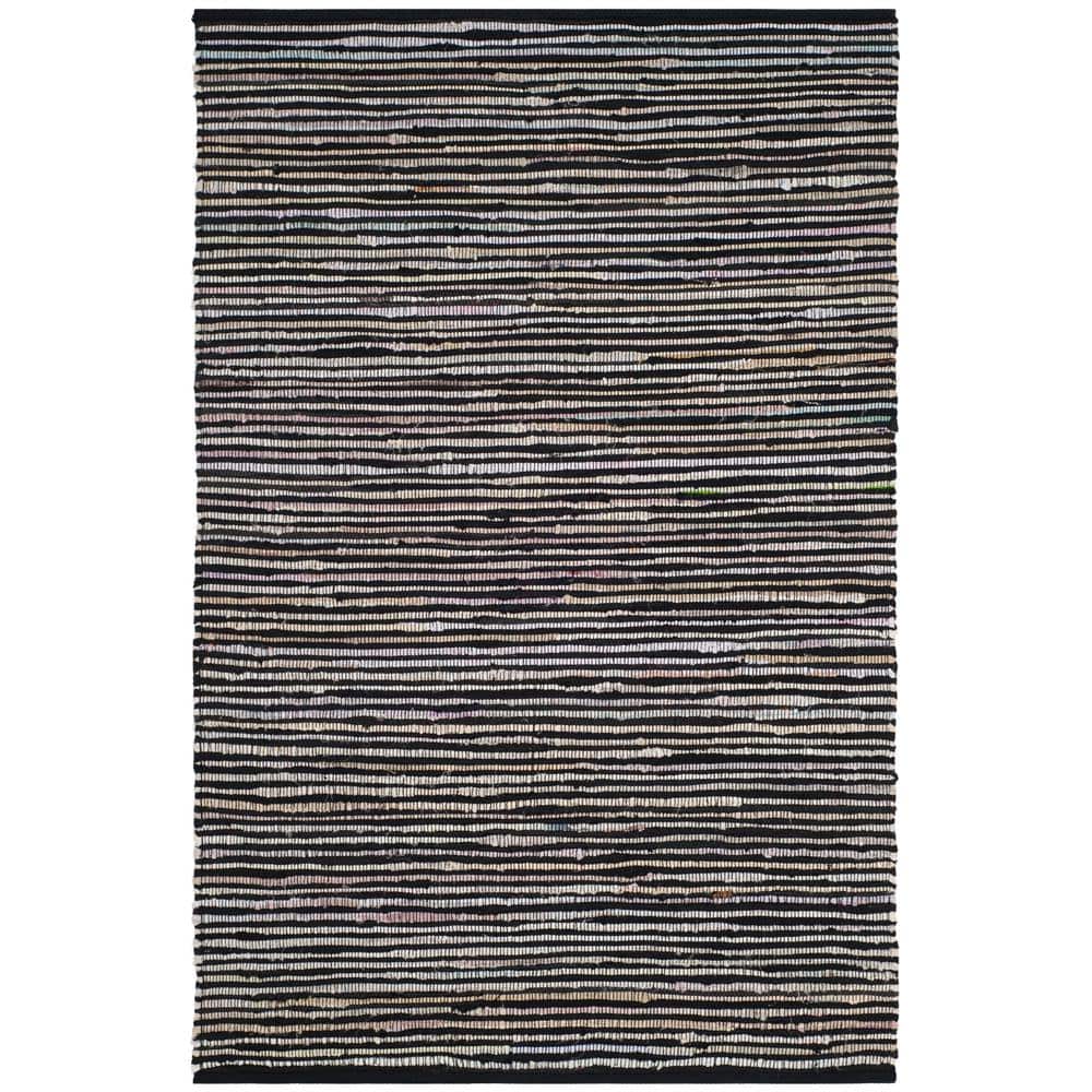 Sunbeam Stripes Hand-Woven Wool Area Rug, 4' x 6', Yellow/Multi