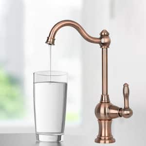 1-Handle Antique Copper Drinking Fountain Water Faucet