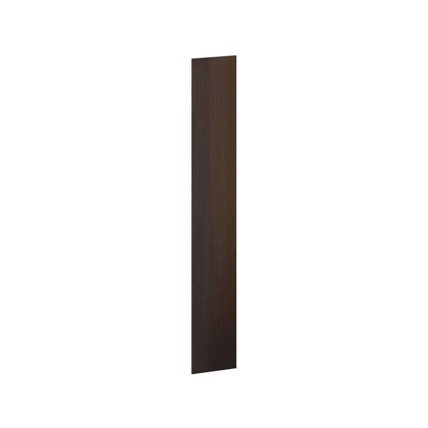 Georgetown 14 in. W x 96 in. H Pantry Cabinet End Panel in Chestnut