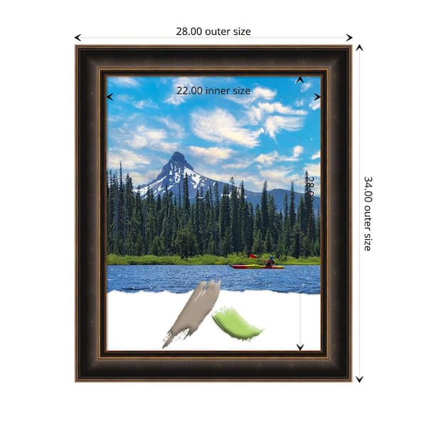22x28 Poster Frame Wood