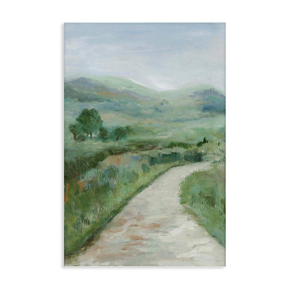 UPC 199235000012 product image for Curving Path Landscape by Jacob Q Unframed Nature Graphic Art Print 36 in. x 24  | upcitemdb.com