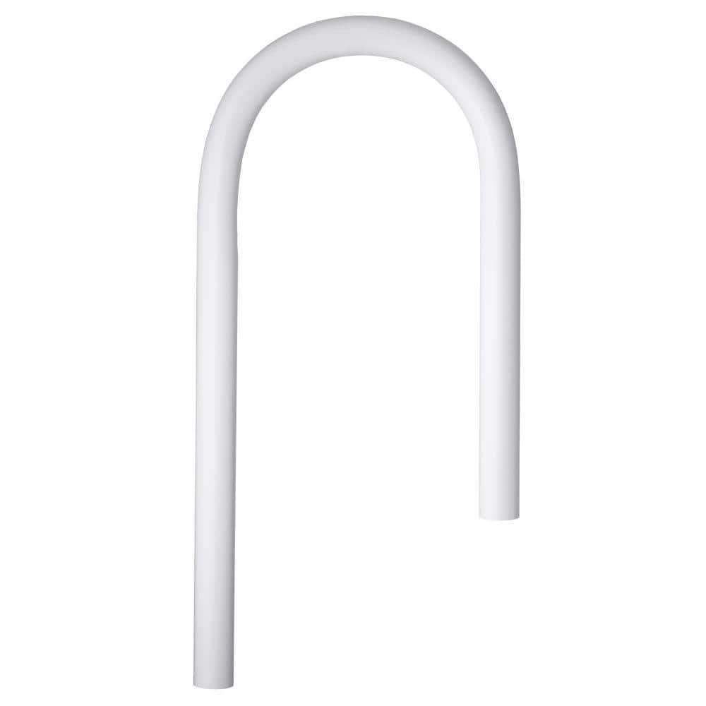 White ADA Hand Rail Handicap Loop