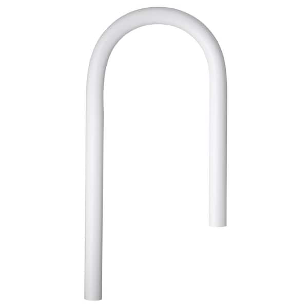 DeckoRail White ADA Hand Rail Handicap Loop 235950 The Home Depot