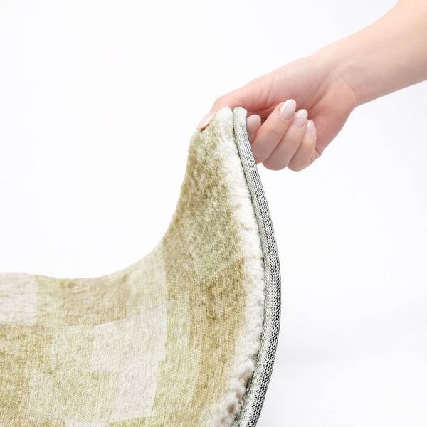 Dream Shag Premium Machine Washable Abstract ADS659 Beige 10 ft. x 14 ft. Area Rug