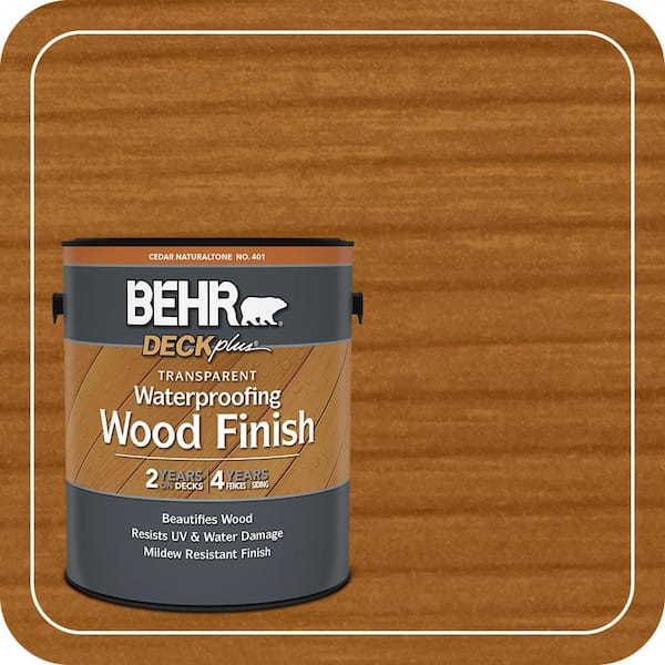 1 gal. Cedar Naturaltone Transparent Waterproofing Exterior Wood Finish