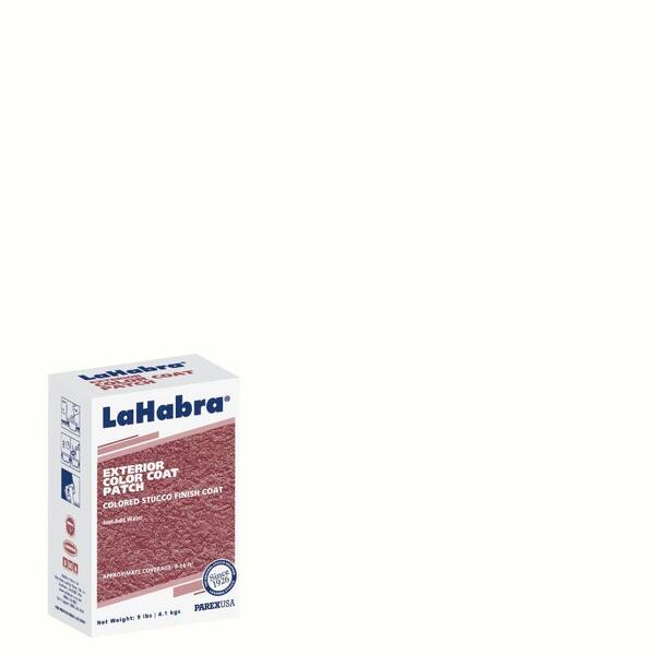LaHabra 9 lb. Exterior Stucco Color Patch 50 Crystal White 332400050 The Home Depot