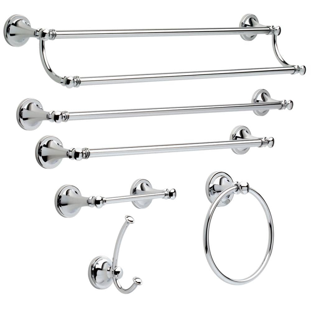Delta 24" Polished Chrome Wall Mounted Towel Bar