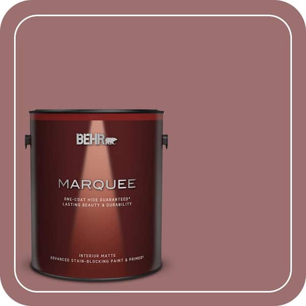 BEHR MARQUEE 1 gal. #150F-5 Mulled Wine Matte Interior Paint & Primer
