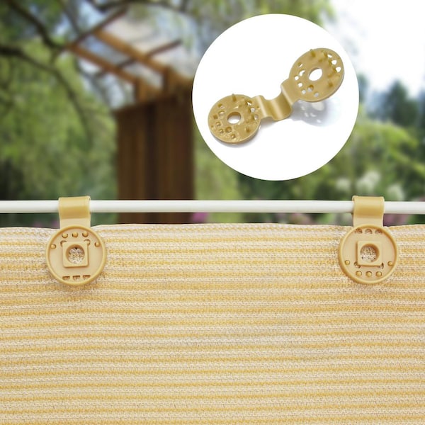 Shade Cloth Clips, Shade Clips, Shade Fabric Clips, Lock ,Hooks ,Shade Cloth Fix Clamp Shade Net Clips for Swimming Netting Butterfly, Men's, Size