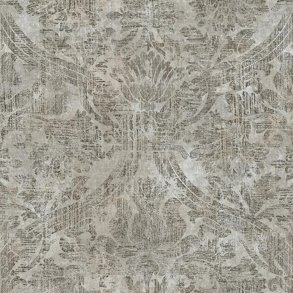 Abigail Grey Damask Grey Vinyl Strippable Roll (Covers 60.8 sq. ft.) price history on PriceWatchPro