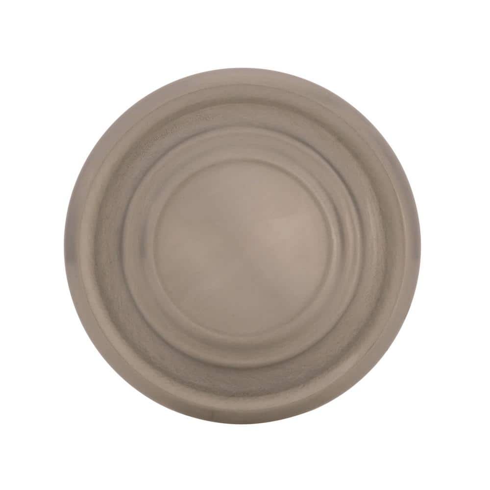 Satin Nickel Round Cabinet Knob Multipack with Mounting Hardware