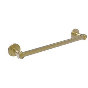 Continental Collection 18 in. Towel Bar with Twist Detail in Satin Brass