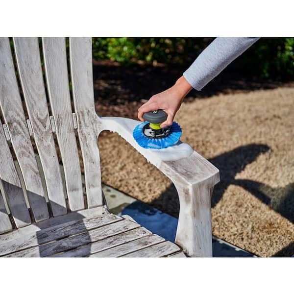 RYOBI Wood Scrubbing Brush for Outdoor Patio Sweeper ACPB2 - The Home Depot