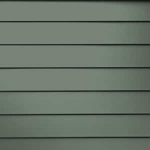 Magnolia Home Hardie Plank HZ5 5.25 in. x 144 in. Fiber Cement Smooth Lap Siding Chiseled Green