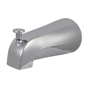 Diverter Tub Spout with Slip Fit and IPS Connection in Chrome