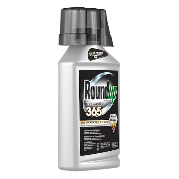 1 Quart. Roundup MAX Control 365 Herbicide Year Long Protection 