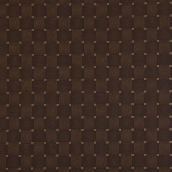 Dundee Deco Squares, Dots Dark Brown Vinyl Strippable Roll (Covers 26.6 sq. ft.)