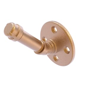 Pipeline Collection Single Wall-Mount Robe Hook in Brushed Bronze