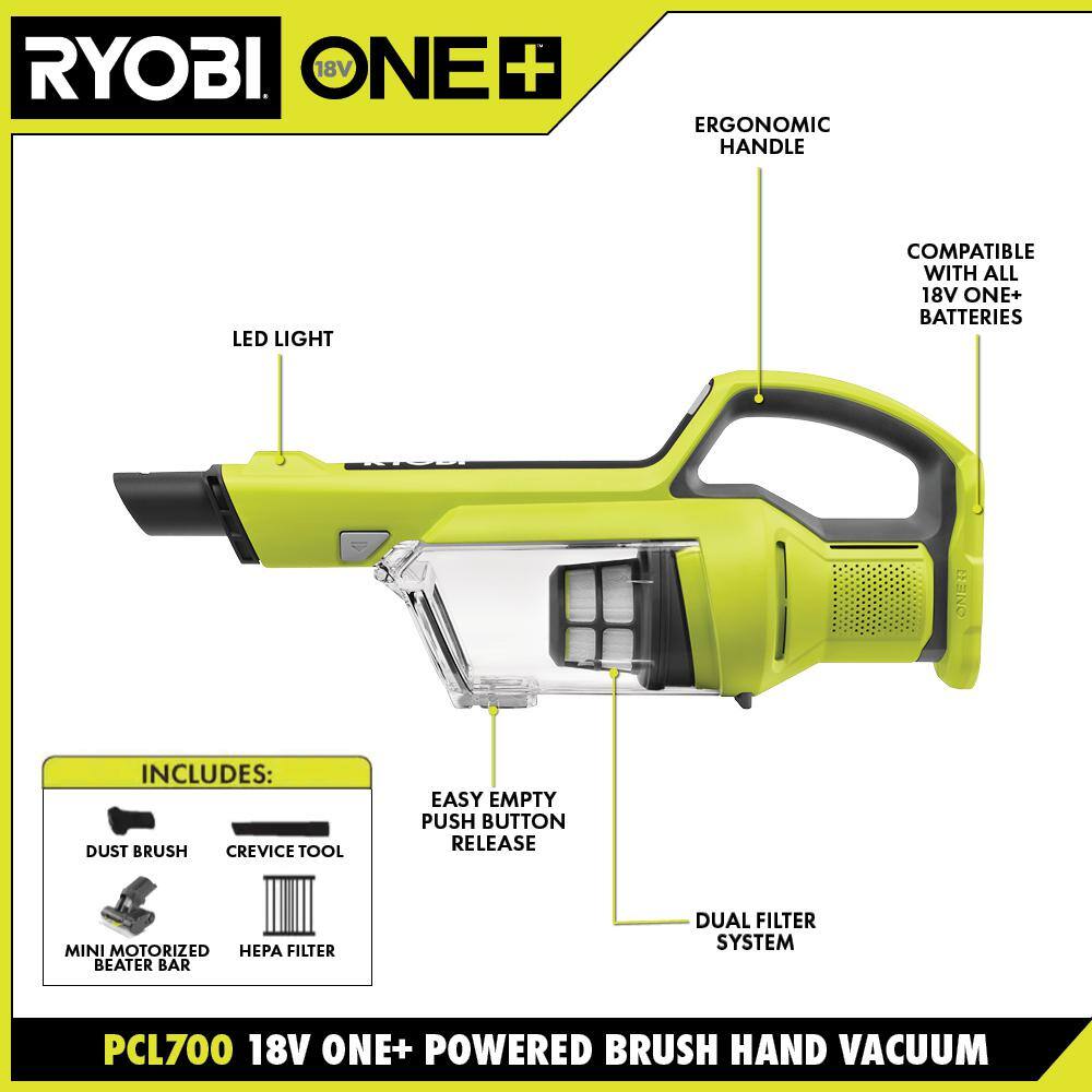 ONE+ 18V Cordless Hand Vacuum - rated 4.3047 stars from 4256 reviews
